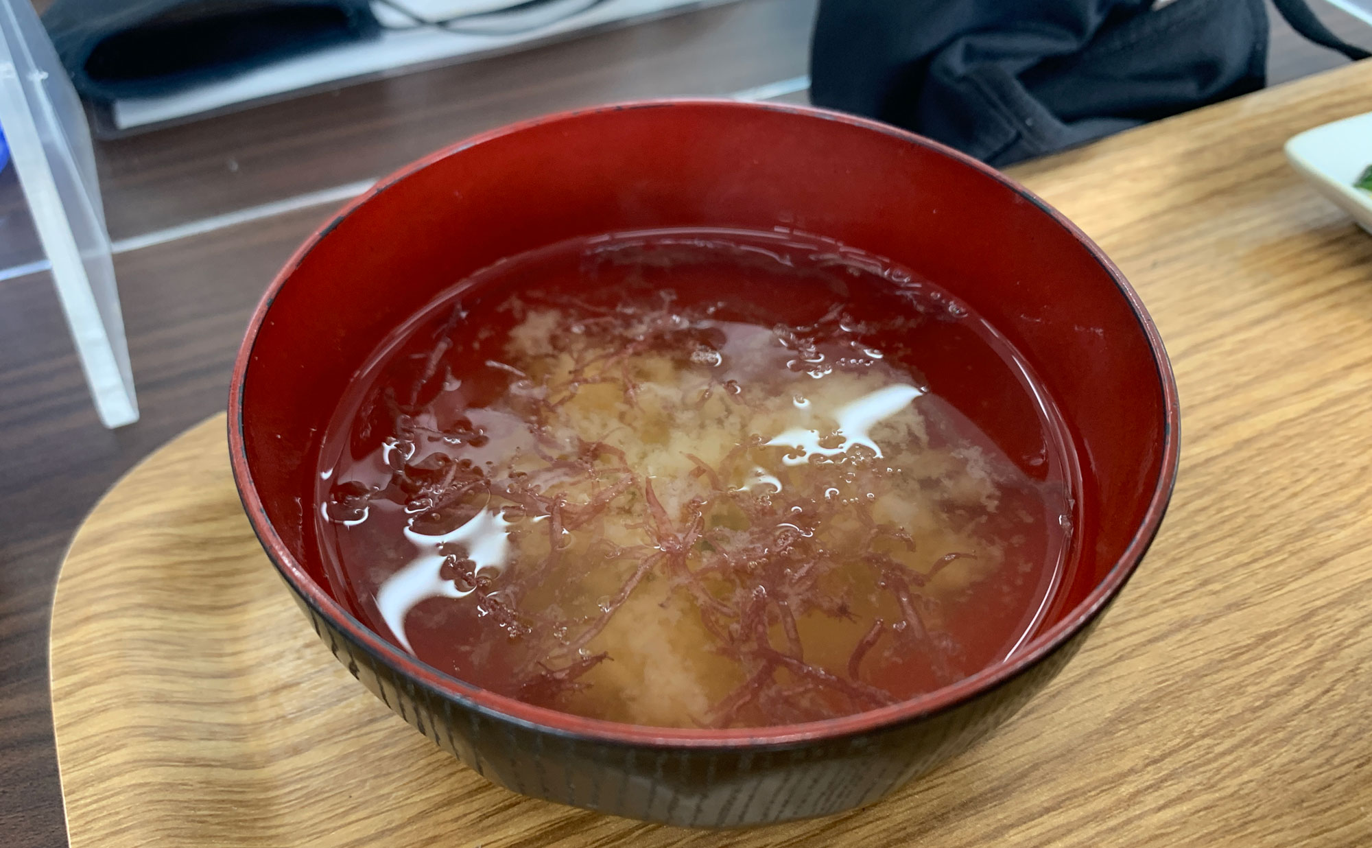 西伊豆　海鮮「沖あがり食堂」(Okiagarishokudou)　味噌汁